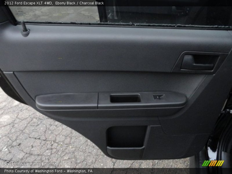 Ebony Black / Charcoal Black 2012 Ford Escape XLT 4WD
