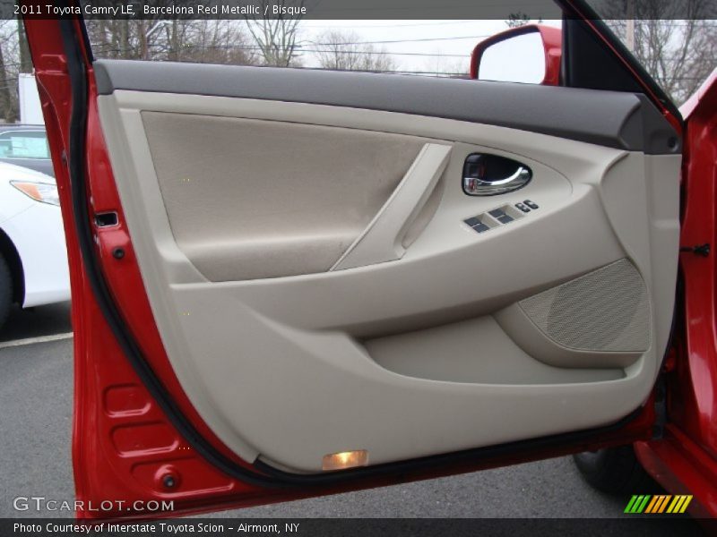 Barcelona Red Metallic / Bisque 2011 Toyota Camry LE