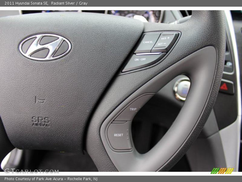 Radiant Silver / Gray 2011 Hyundai Sonata SE
