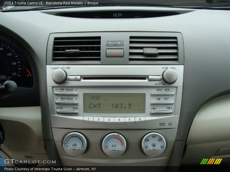 Barcelona Red Metallic / Bisque 2011 Toyota Camry LE