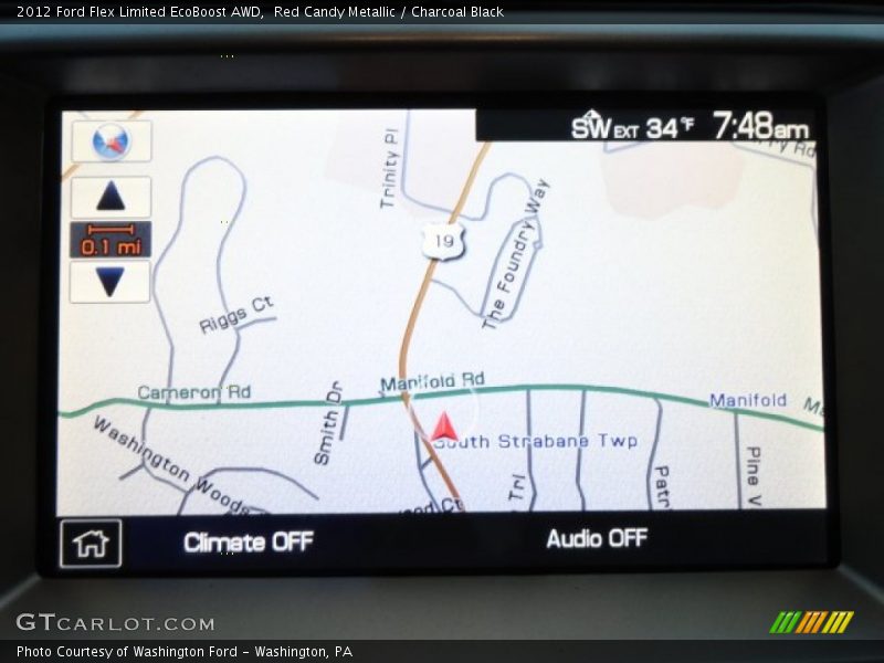 Navigation of 2012 Flex Limited EcoBoost AWD