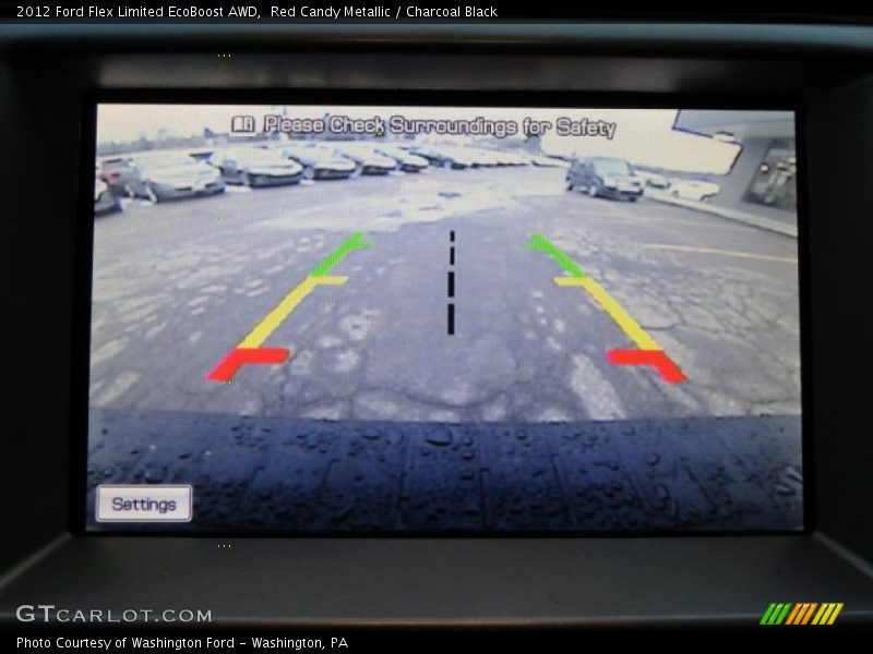 Red Candy Metallic / Charcoal Black 2012 Ford Flex Limited EcoBoost AWD