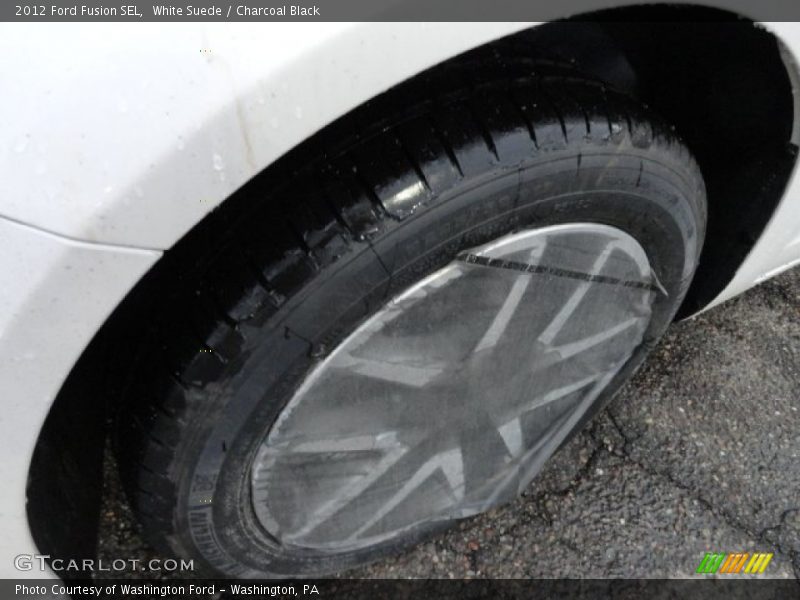 White Suede / Charcoal Black 2012 Ford Fusion SEL