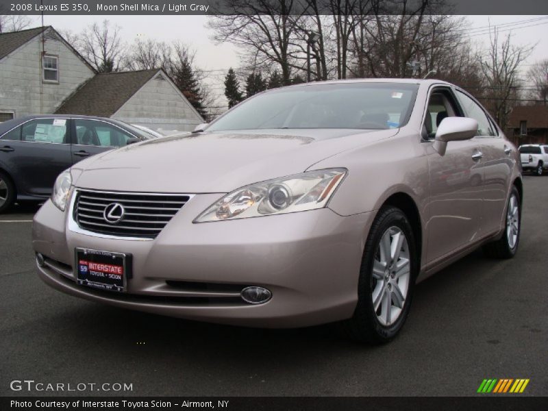 Moon Shell Mica / Light Gray 2008 Lexus ES 350
