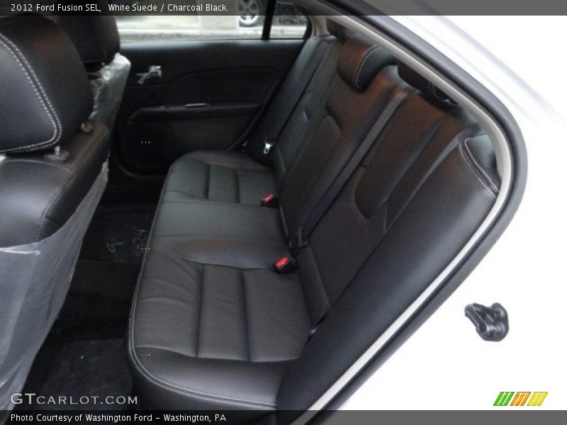White Suede / Charcoal Black 2012 Ford Fusion SEL