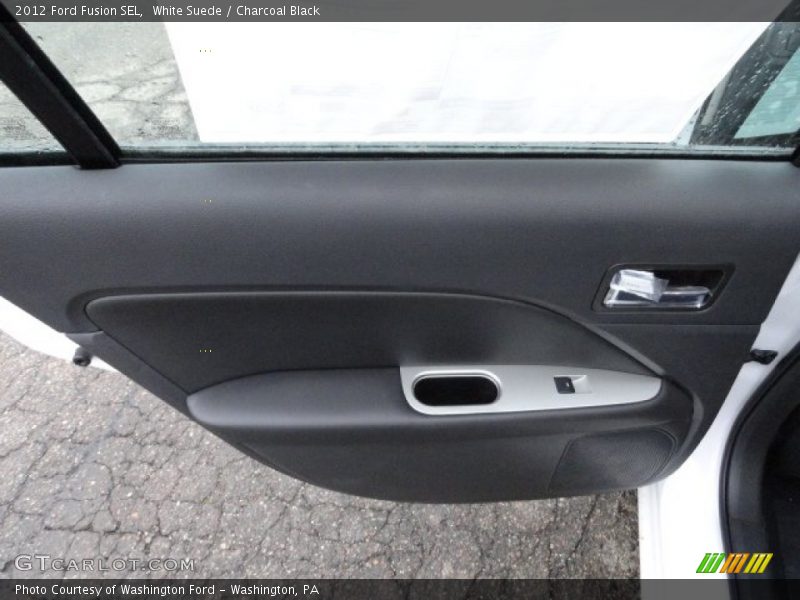 White Suede / Charcoal Black 2012 Ford Fusion SEL