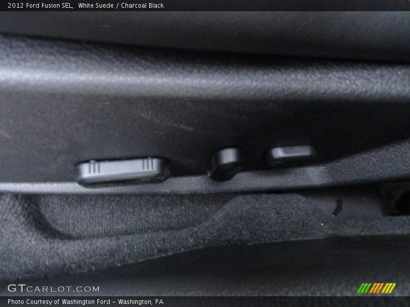 White Suede / Charcoal Black 2012 Ford Fusion SEL