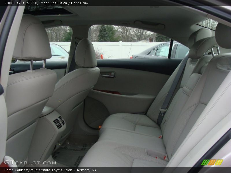 Moon Shell Mica / Light Gray 2008 Lexus ES 350