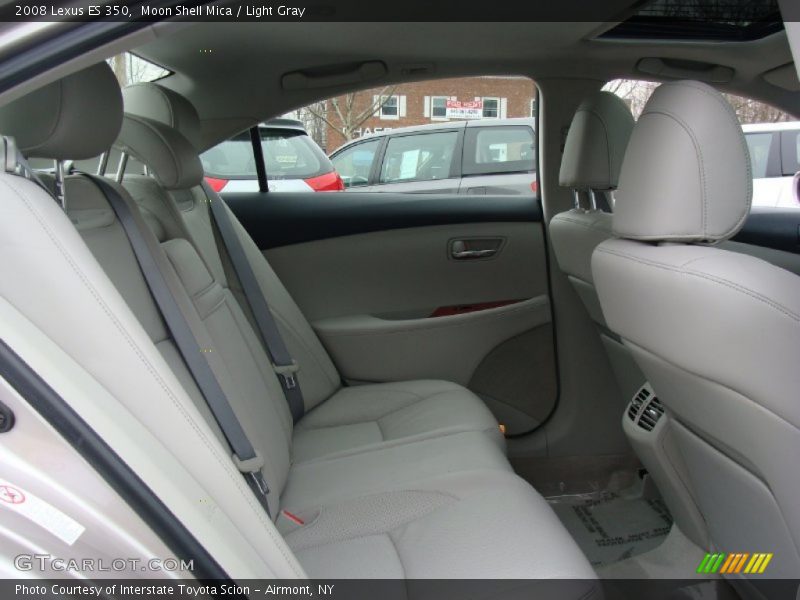 Moon Shell Mica / Light Gray 2008 Lexus ES 350