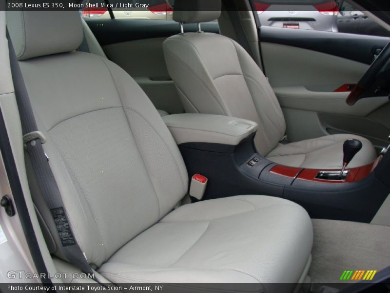 Moon Shell Mica / Light Gray 2008 Lexus ES 350