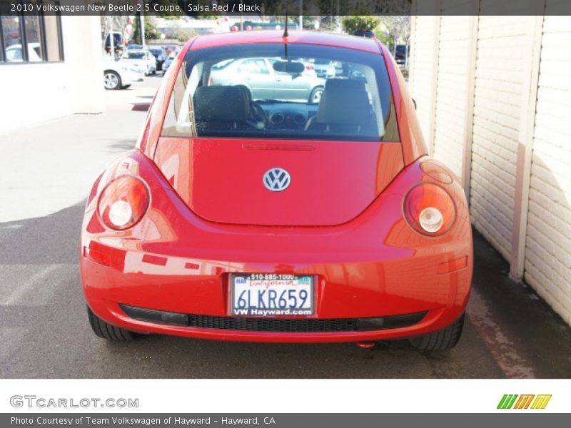 Salsa Red / Black 2010 Volkswagen New Beetle 2.5 Coupe