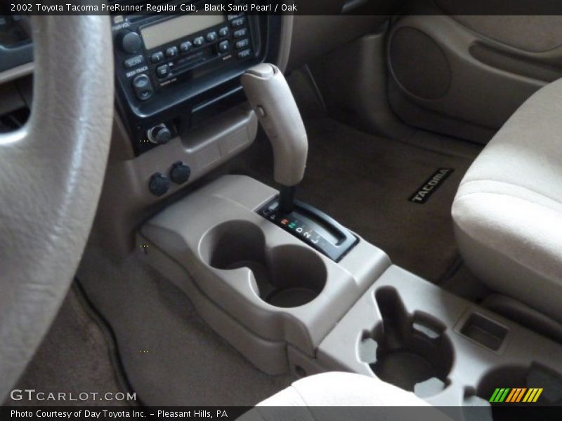 Black Sand Pearl / Oak 2002 Toyota Tacoma PreRunner Regular Cab