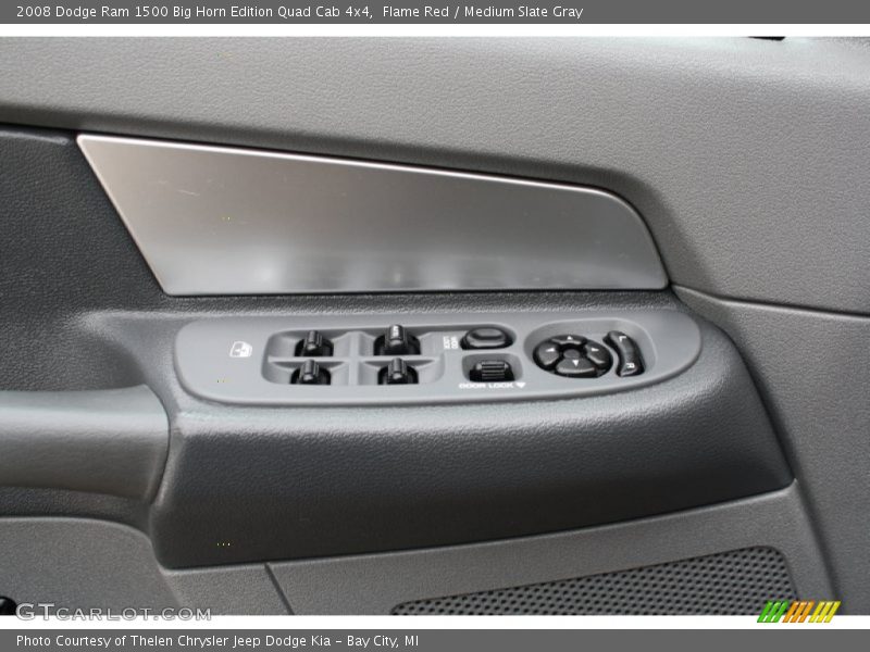 Flame Red / Medium Slate Gray 2008 Dodge Ram 1500 Big Horn Edition Quad Cab 4x4