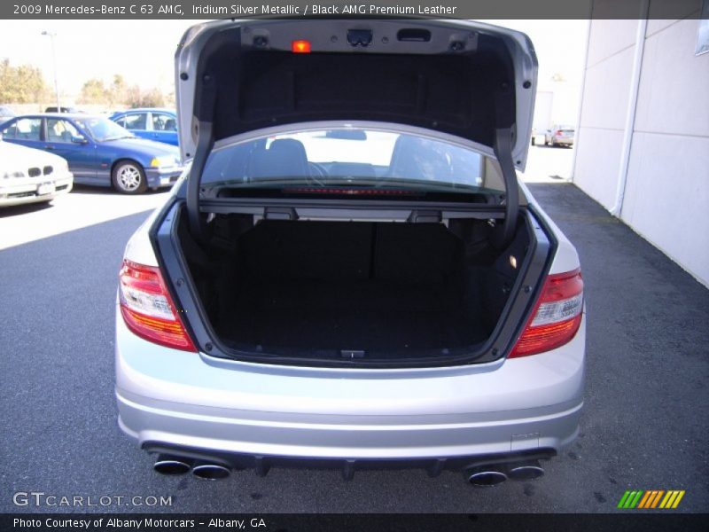 Iridium Silver Metallic / Black AMG Premium Leather 2009 Mercedes-Benz C 63 AMG