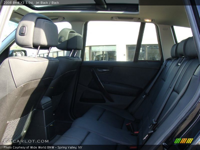 Jet Black / Black 2008 BMW X3 3.0si