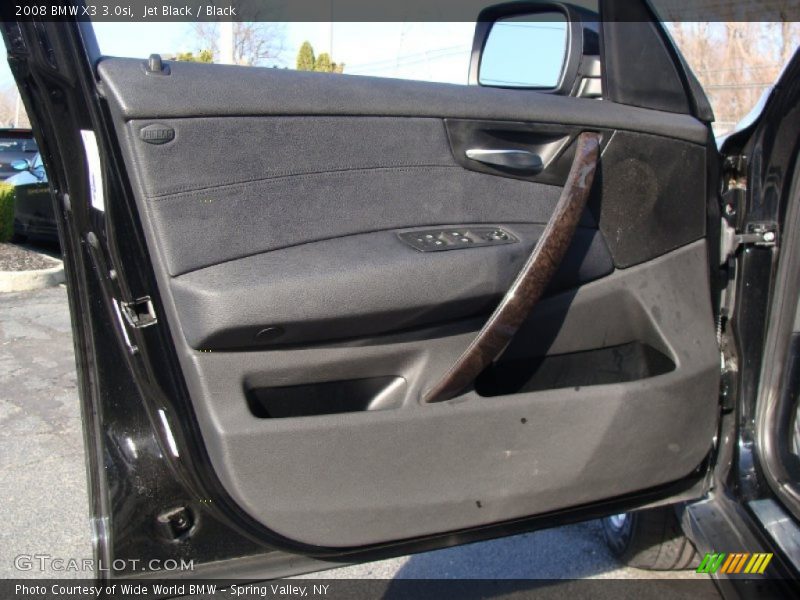 Jet Black / Black 2008 BMW X3 3.0si