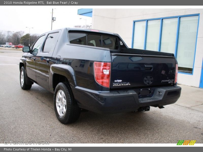 Bali Blue Pearl / Gray 2010 Honda Ridgeline RTS