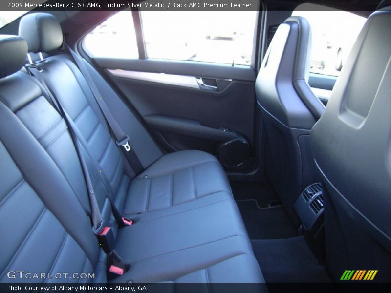 Iridium Silver Metallic / Black AMG Premium Leather 2009 Mercedes-Benz C 63 AMG