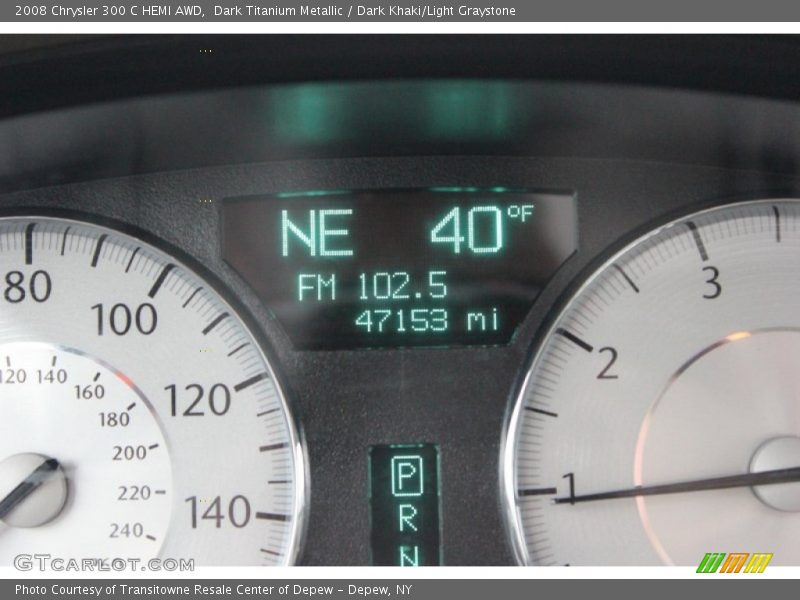 Dark Titanium Metallic / Dark Khaki/Light Graystone 2008 Chrysler 300 C HEMI AWD