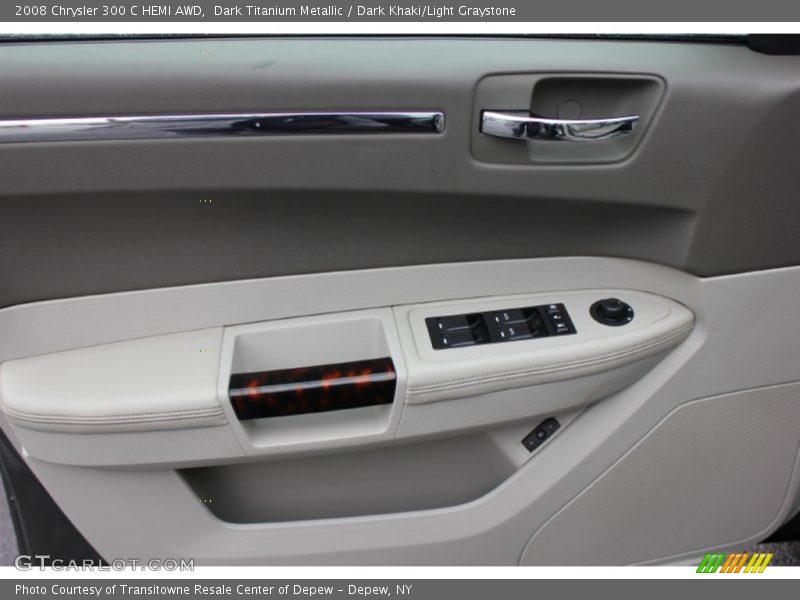 Dark Titanium Metallic / Dark Khaki/Light Graystone 2008 Chrysler 300 C HEMI AWD