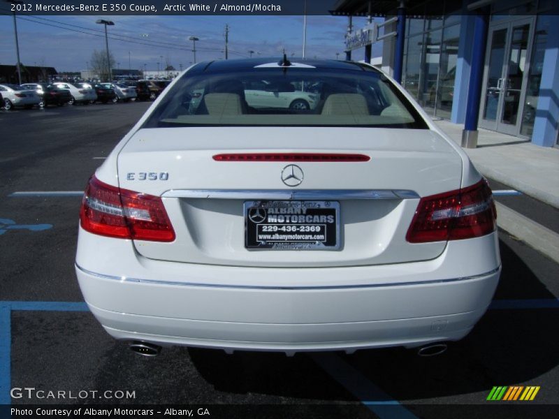 Arctic White / Almond/Mocha 2012 Mercedes-Benz E 350 Coupe