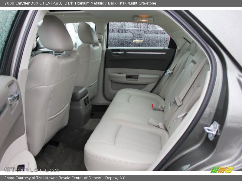 Dark Titanium Metallic / Dark Khaki/Light Graystone 2008 Chrysler 300 C HEMI AWD