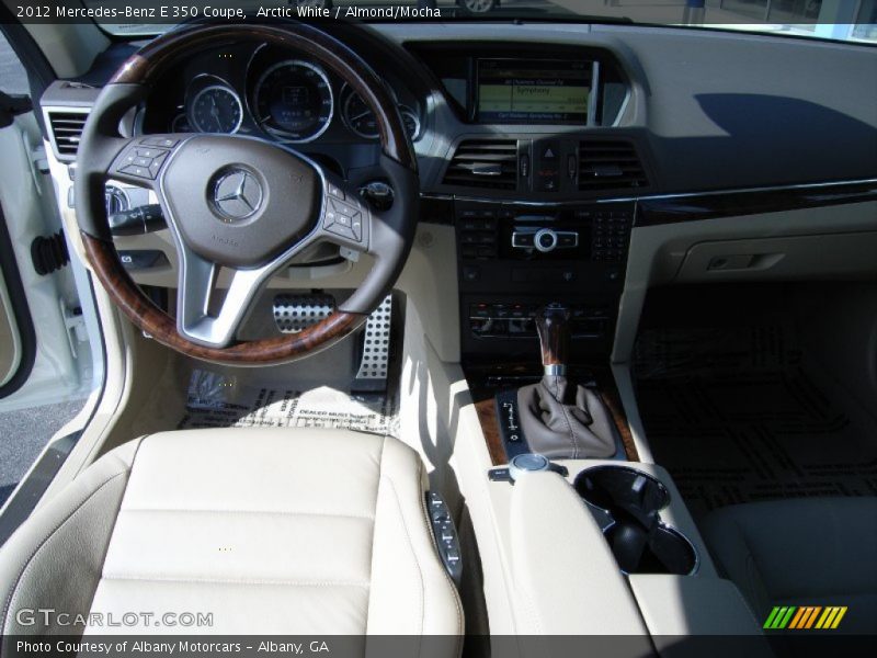 Arctic White / Almond/Mocha 2012 Mercedes-Benz E 350 Coupe