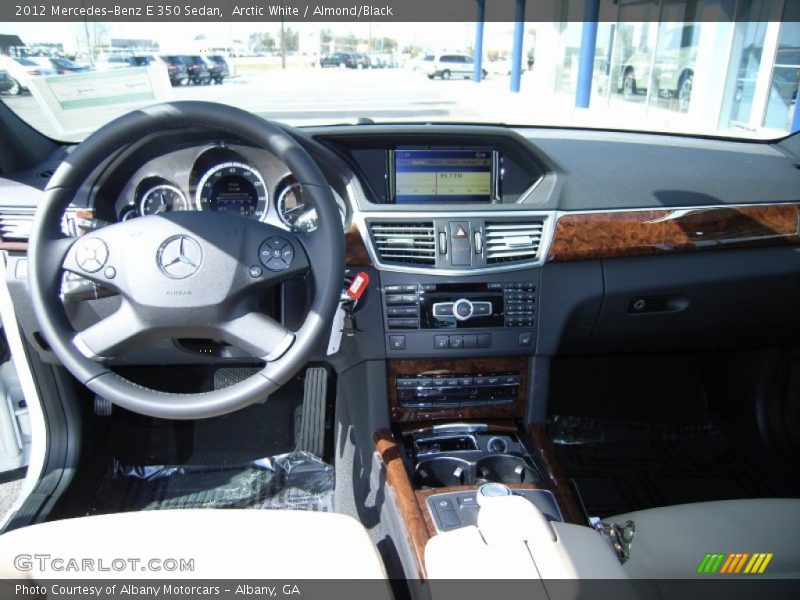Arctic White / Almond/Black 2012 Mercedes-Benz E 350 Sedan
