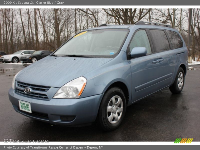Glacier Blue / Gray 2009 Kia Sedona LX