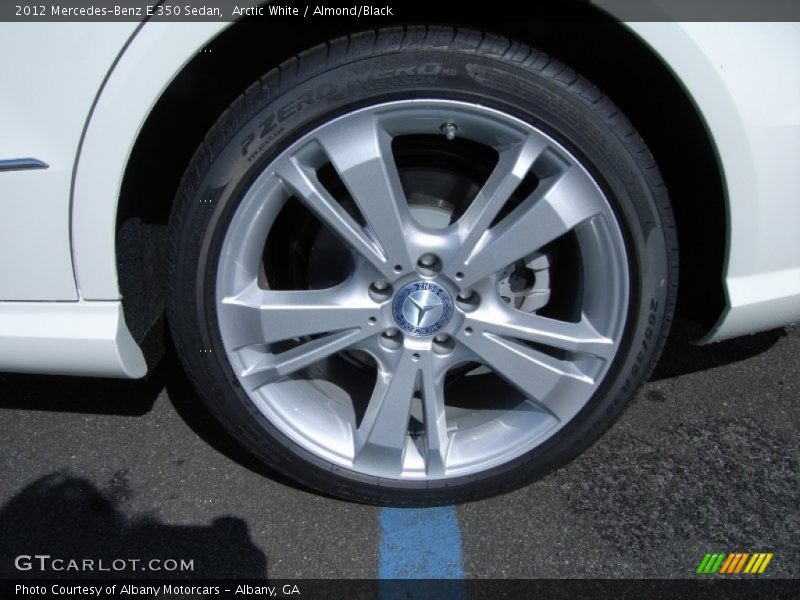 Arctic White / Almond/Black 2012 Mercedes-Benz E 350 Sedan