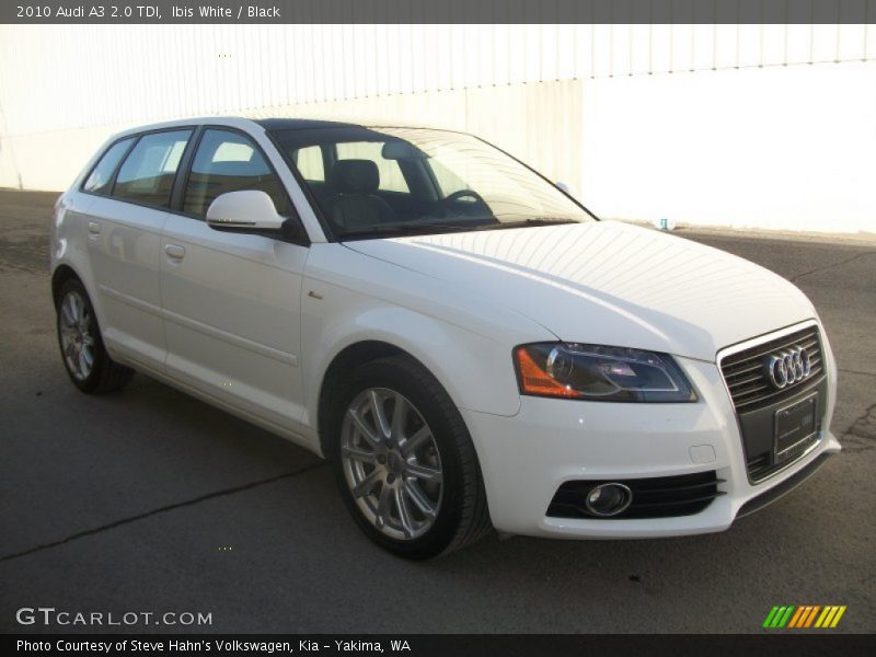 Ibis White / Black 2010 Audi A3 2.0 TDI