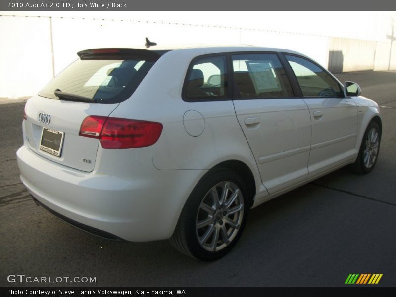 Ibis White / Black 2010 Audi A3 2.0 TDI