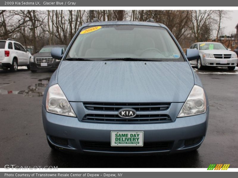 Glacier Blue / Gray 2009 Kia Sedona LX