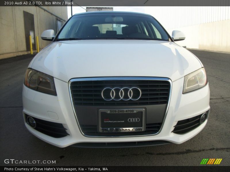 Ibis White / Black 2010 Audi A3 2.0 TDI