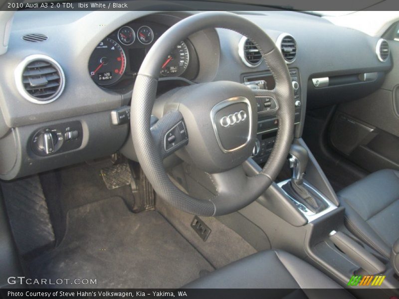 Ibis White / Black 2010 Audi A3 2.0 TDI