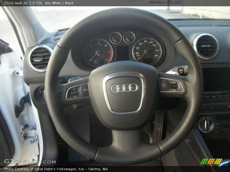 Ibis White / Black 2010 Audi A3 2.0 TDI