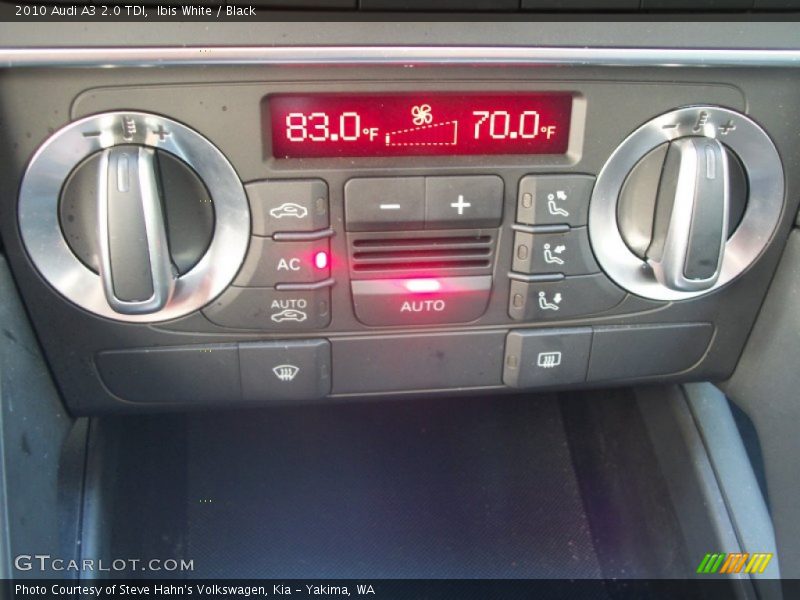 Controls of 2010 A3 2.0 TDI