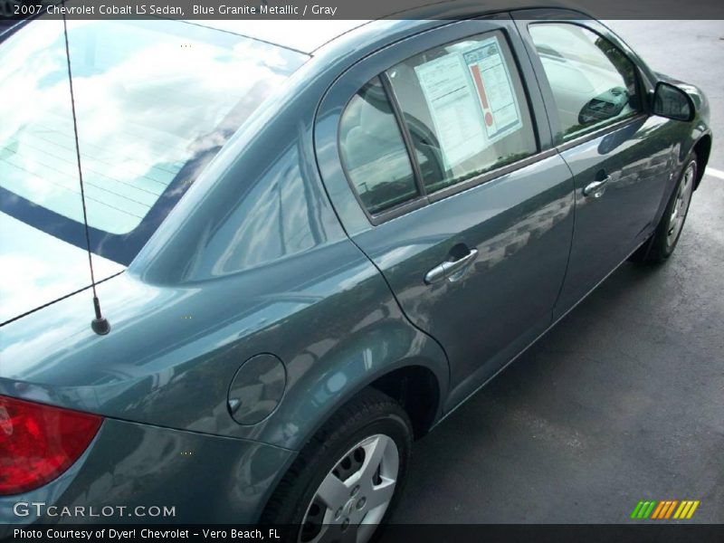 Blue Granite Metallic / Gray 2007 Chevrolet Cobalt LS Sedan