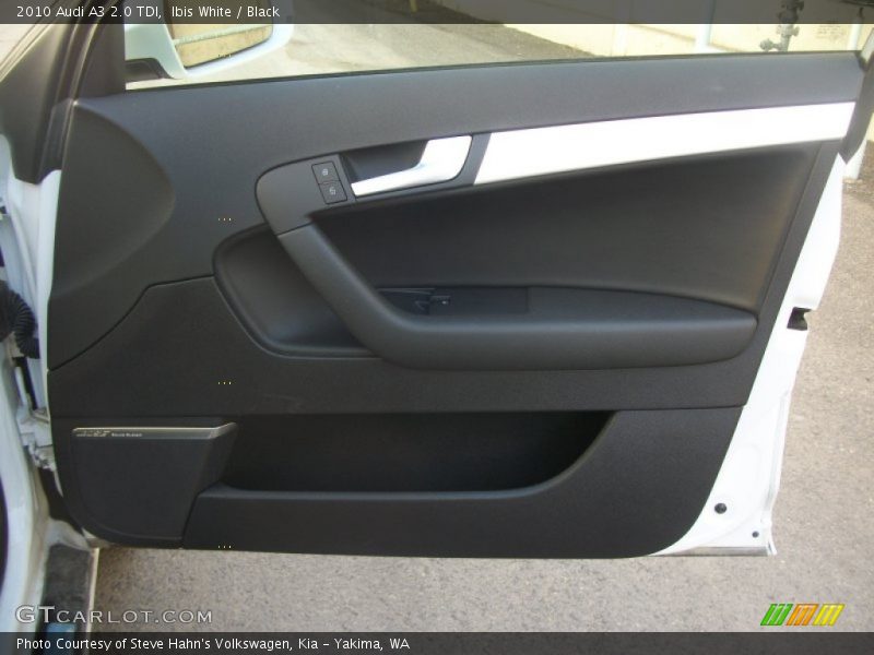 Ibis White / Black 2010 Audi A3 2.0 TDI