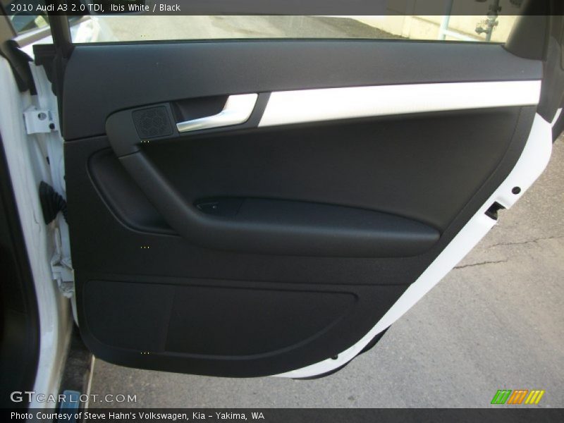 Ibis White / Black 2010 Audi A3 2.0 TDI