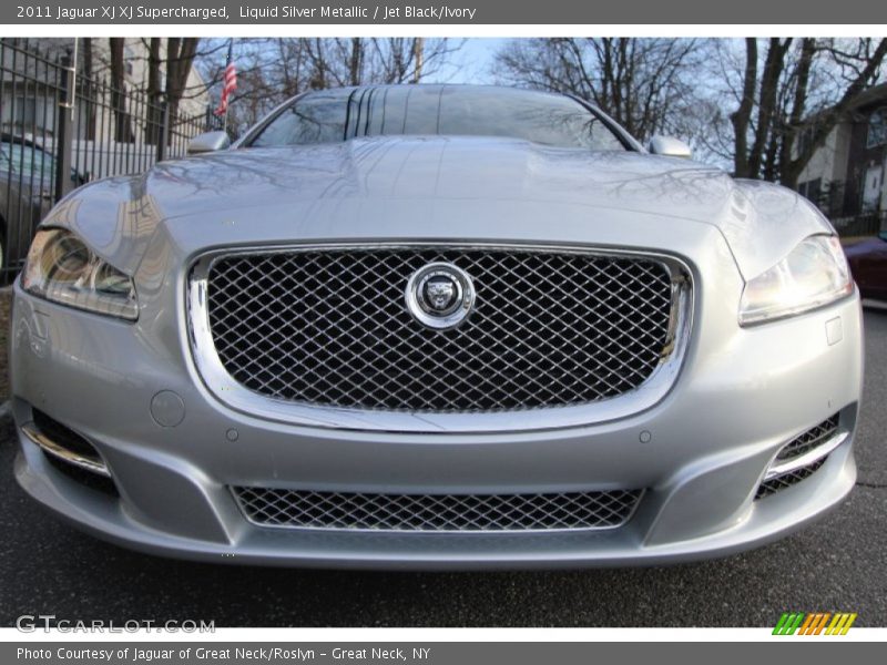 Liquid Silver Metallic / Jet Black/Ivory 2011 Jaguar XJ XJ Supercharged