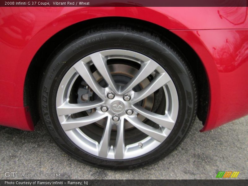 Vibrant Red / Wheat 2008 Infiniti G 37 Coupe