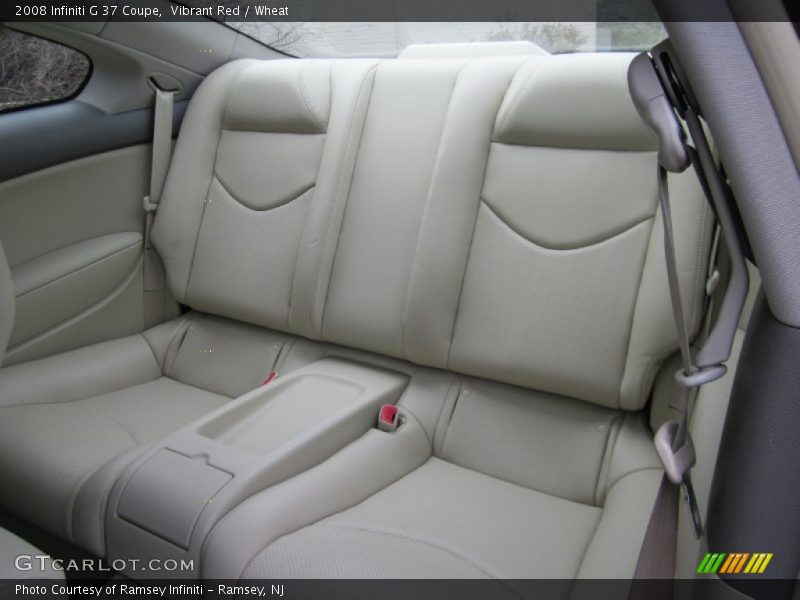 Vibrant Red / Wheat 2008 Infiniti G 37 Coupe