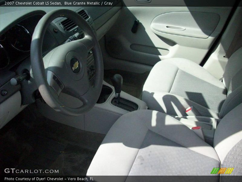 Blue Granite Metallic / Gray 2007 Chevrolet Cobalt LS Sedan