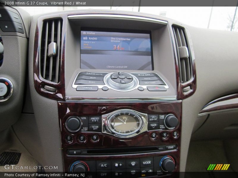 Vibrant Red / Wheat 2008 Infiniti G 37 Coupe