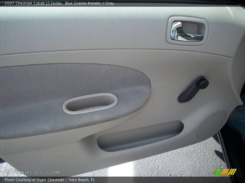 Blue Granite Metallic / Gray 2007 Chevrolet Cobalt LS Sedan