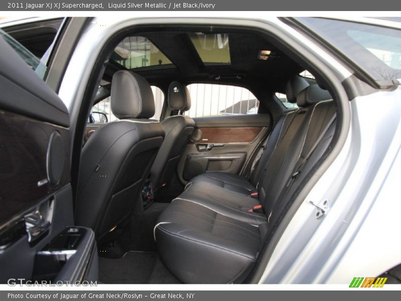 Liquid Silver Metallic / Jet Black/Ivory 2011 Jaguar XJ XJ Supercharged