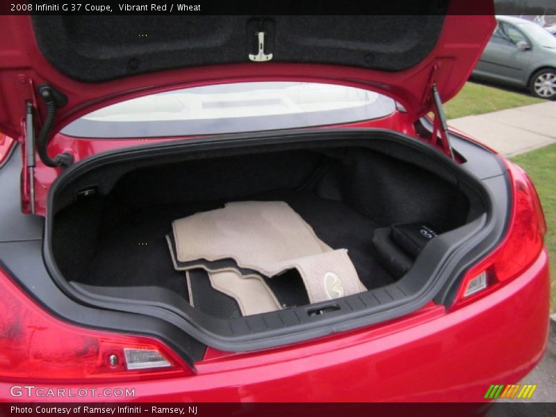 Vibrant Red / Wheat 2008 Infiniti G 37 Coupe