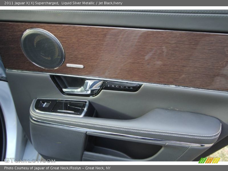 Liquid Silver Metallic / Jet Black/Ivory 2011 Jaguar XJ XJ Supercharged