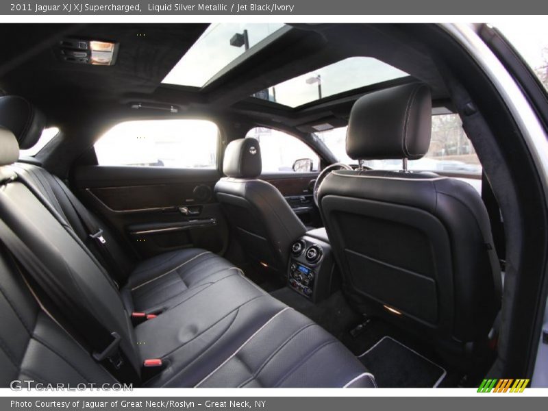 Liquid Silver Metallic / Jet Black/Ivory 2011 Jaguar XJ XJ Supercharged